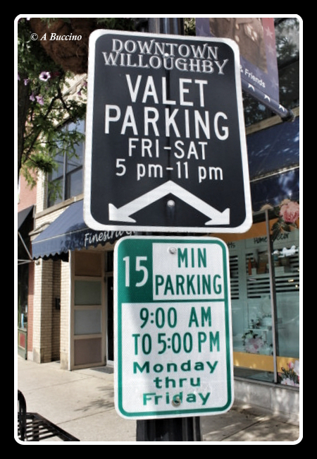 Valet Parking, Downtown Willoughby, Willoughby Ohio,  A Buccino 