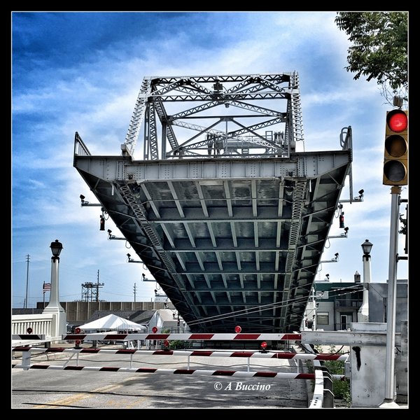 Strauss bascule bridge, Ohio State Route 531, Ashtabula River, harbor Ashtabula, Ohio, 2022  A Buccino