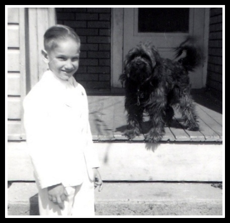 Buccino, Anthony with Pinky. Ma, can I  have this dog?