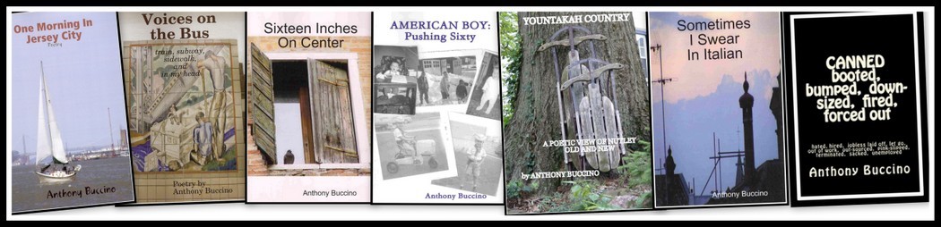Poetry collections by NJ writer Anthony Bucino