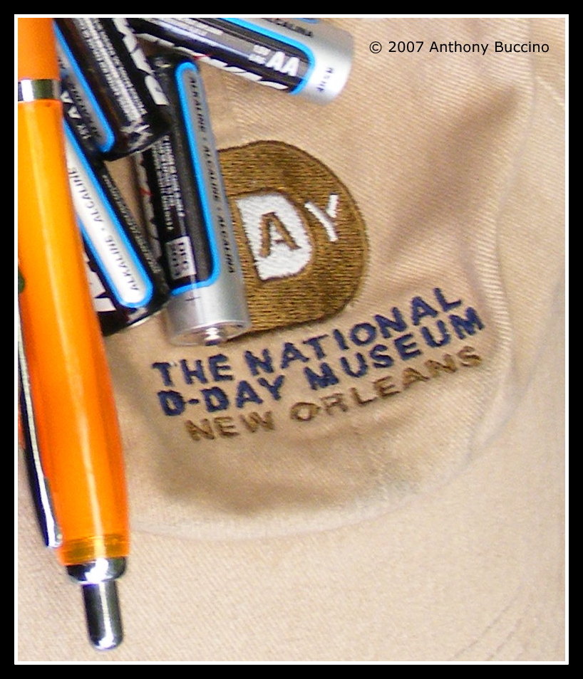 D-Day Museum hat and pen - by Anthony Buccino