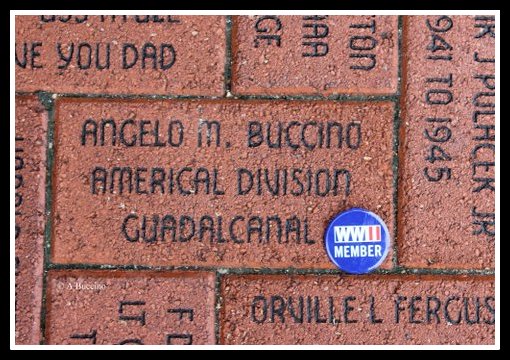 Angelo M. Buccino - Memorial Paver - National WW2 Museum, New Orleans