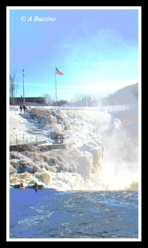 ICM, it's COLD, Art in Ice, Paterson Great Falls,  A Buccino