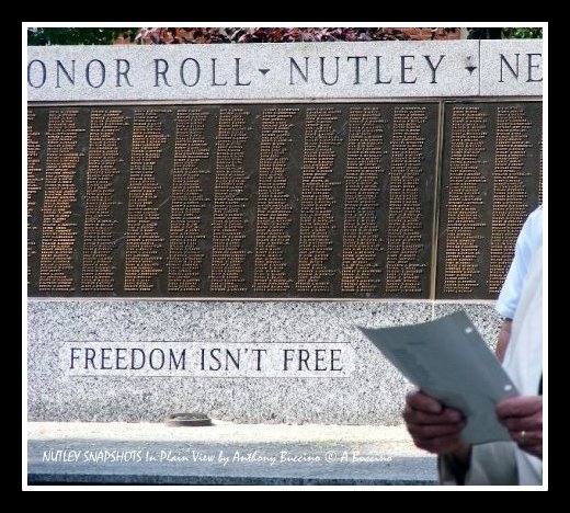 WW2 Memorial, Nutley NJ by Anthony Buccino - Freedome Isn't Free