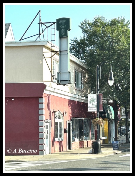 Town Pub, Broken Sign, Broad Street, Bloomfield NJ, 2023  A Buccino