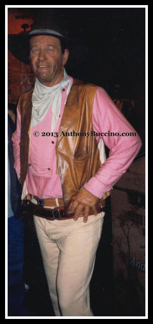 Tussaud, John Wayne in wax, Copyright © 2011 by Anthony Buccino, all rights reserved.