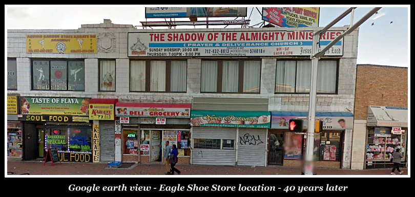 Former Eagle Shoes store, Newark, NJ - Google Street View