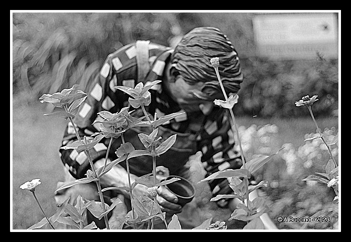 The Gardener, Seward Johnson, Willowwood Arboretum, ABuccino