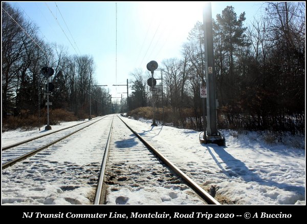 NJ Transit Commuter Line, Montclair NJ, Northwest NJ Road Trip 2020,  A Buccino 