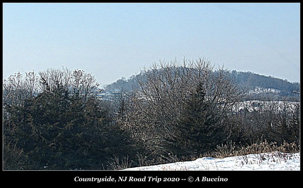Purple Mountains, Sussex countryside, Northwest NJ Road Trip 2020, © A Buccino 