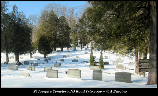 St. Joseph's Cemetery, Sussex County, NJ, Northwest NJ Road Trip 2020, © A Buccino 