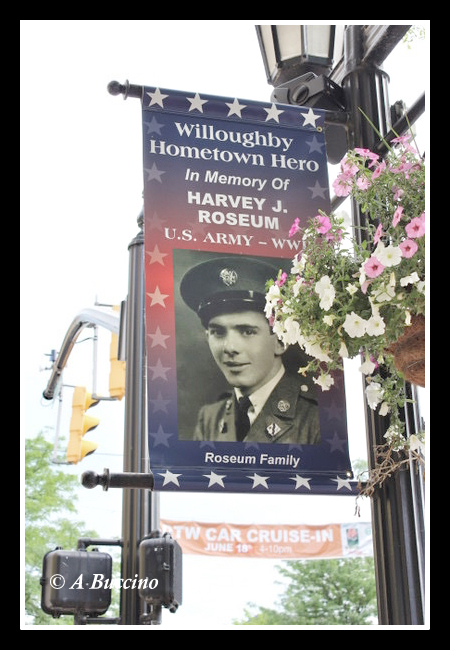 Harvey J. Roseum, Hometown Hero, Willoughby Ohio, © A Buccino 