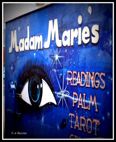 Madam Marie's Readings Palm Tarot, Asbury Park NJ, December 2022 © A Buccino