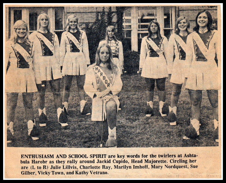 Harbor High School, Ashtabula Ohio, twirlers