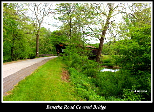 Benetka Road Covered Bridge, Covered Bridges of Ashtabula County,  A Buccino