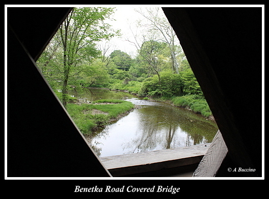 Benetka Road Covered Bridge, Covered Bridges of Ashtabula County,  A Buccino