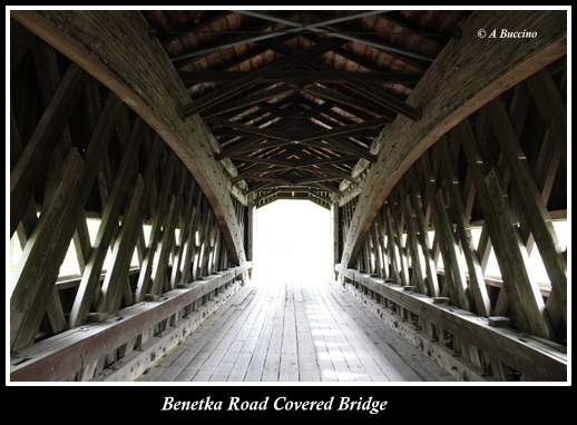 Benetka Road Covered Bridge, Covered Bridges of Ashtabula County,  A Buccino