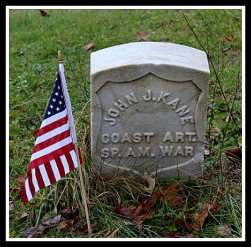 SPANISH AMERICAN WAR VETERAN, headstone, Dutch Reforemed Church, Belleville NJ, Anthony Buccino photo