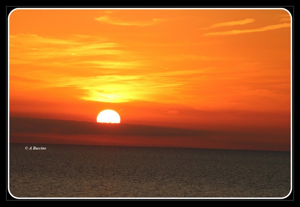 Lake Erie Sunset, Walnut Blvd, Ashtabula, Ohio, 2022 © A Buccino