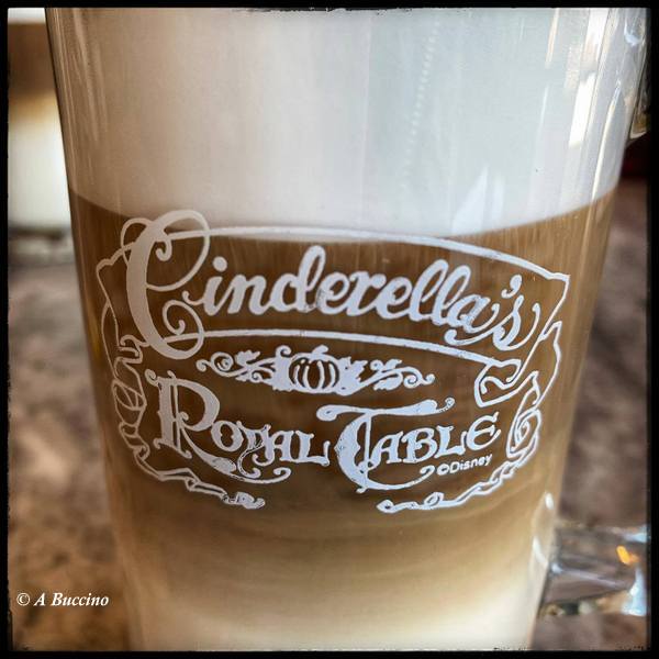 Cinderella's Royal Table cappuccino coffee mug