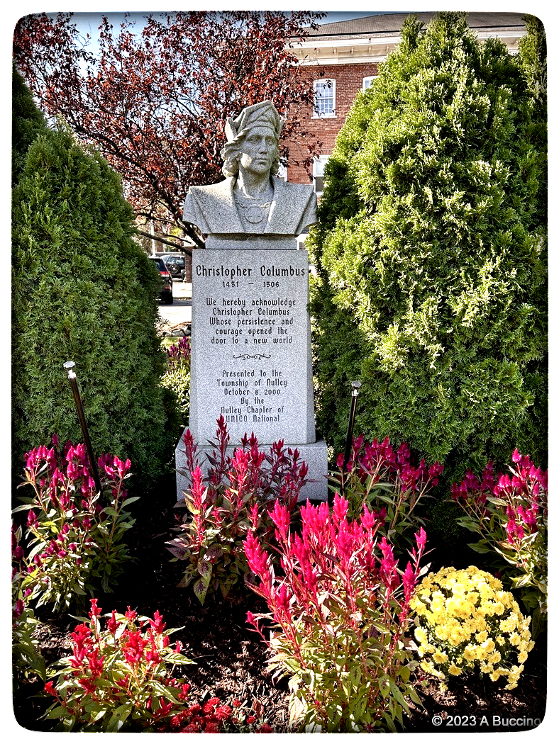 Christopher Columbus Statue, Nutley NJ, Nutley Chapter UNICO Natiaonal