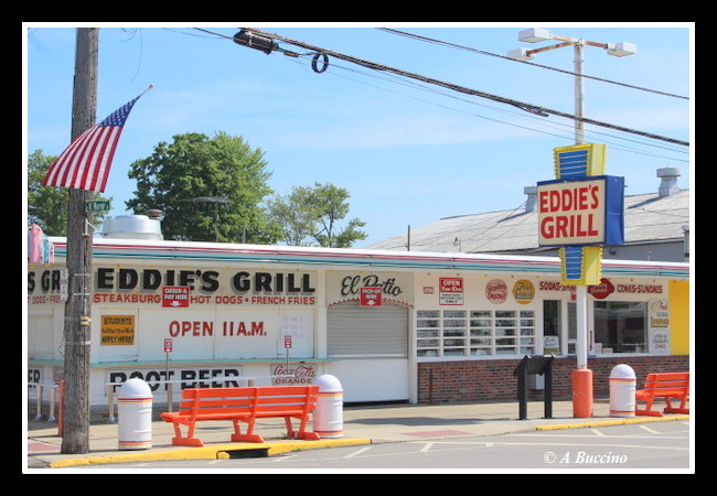 Opens at 11, Eddie’s Grill, Geneva on the Lake, Ohio, © A Buccino 