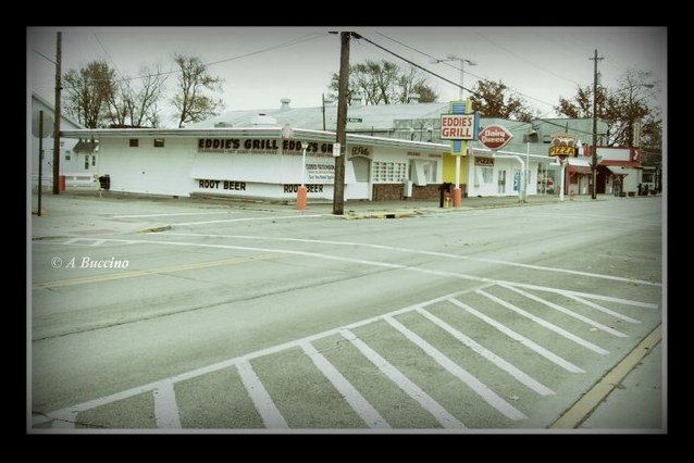 Off season, November, Eddies Grill, Geneva on the Lake, Ohio,  A Buccino 