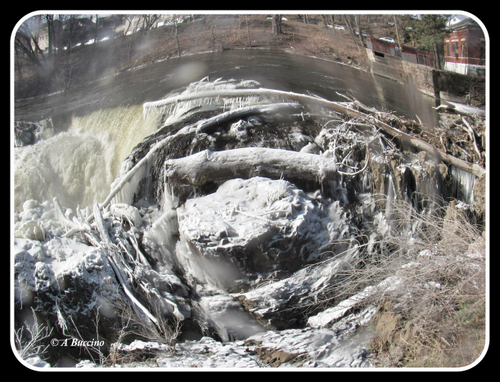 Fisheye Art in Ice, Paterson Great Falls,  A Buccino
