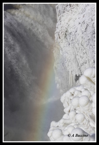 Rainbow, Art in Ice, Paterson Great Falls,  A Buccino