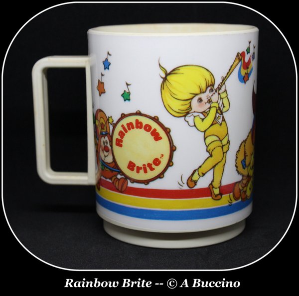 Rainbow Brite, kid's mug, Lockdown Lightbox 2020, © A Buccino, Nutley NJ