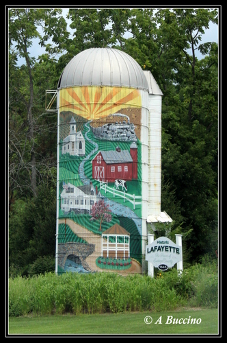 Lafayette Silo, NJ Roadtrip, Barns, Sussex County, July 2023,  A Buccino