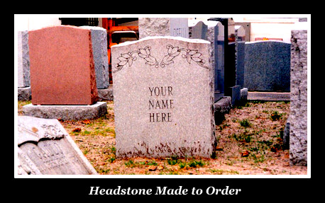 DePaola Headstones, Your Name Here - Photo Anthony Buccino