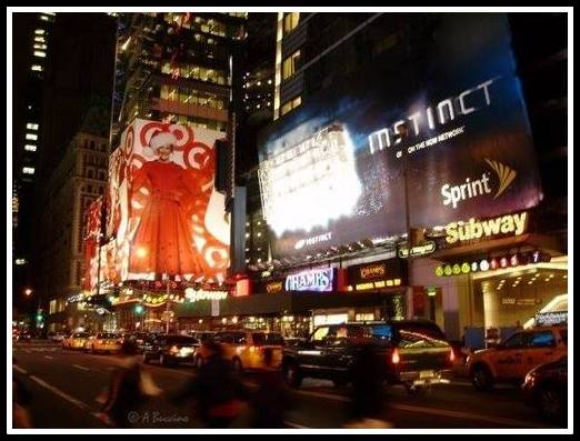 Street Photo, Target ad, Champs, New York City, Night Photography,  Anthony Buccino