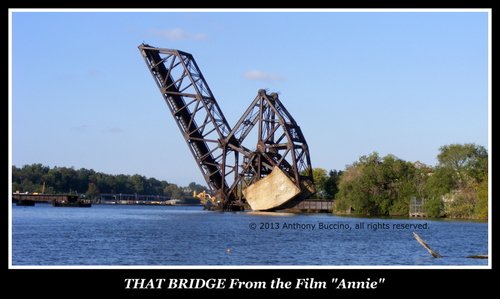 Passaic River, "Annie" bridge, photo Anthony Buccino