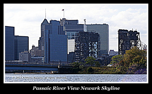 Passaic River,Downtown Newark Skyline, Anthony Buccino photo