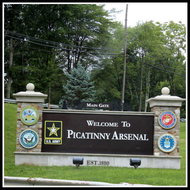 Picattiny Arsenal, welcome, Northwest NJ Road Signs, © Anthony Buccino 