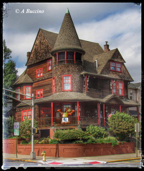 Corner House, Davis Avenue, Harrison NJ,  A Buccino 