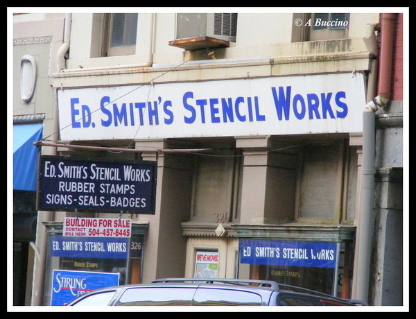 Ed. Smith's Stencil Works, NOLA, 2010 © A Buccino 