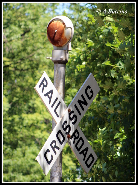 Railroad Crossing, Highfield Lane, Nutley NJ, 2019  A Buccino 