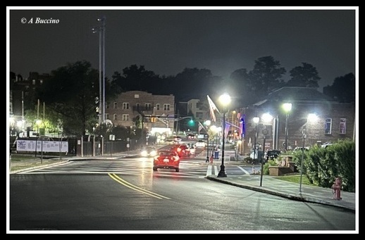 Chestnut Street After 9 P.M., Nutley NJ, 2023  A Buccino 