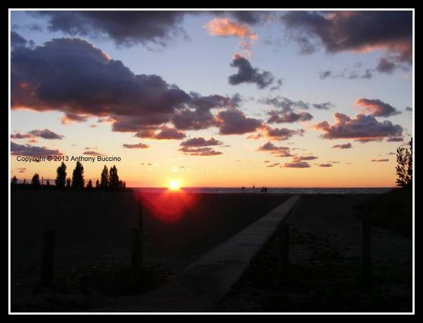 Walnut Beach Sunset, Ashtabula Ohio, 2013  A Buccino