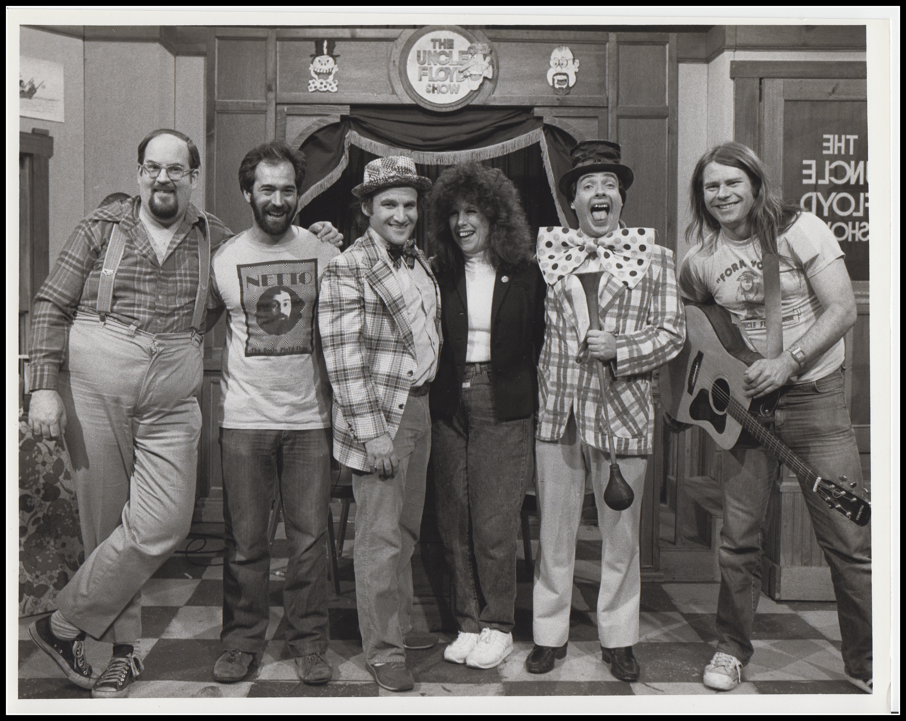 One-time cast of The Uncle Floyd Show - publicity photo.