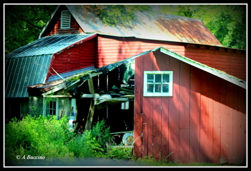 Blairstown back road. Barn needs a little work, nice breeze